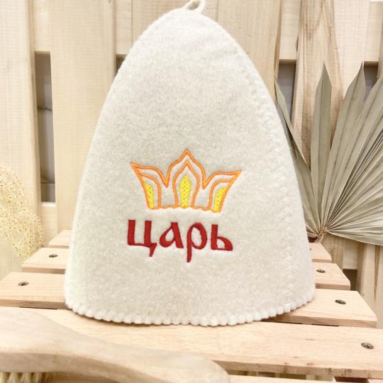 Вышивка "Царь" белая