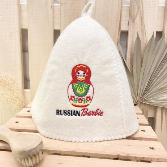 Вышивка "Матрешка" белая